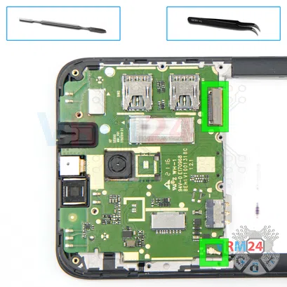 Como desmontar Nokia C20 TA-1352 por si mesmo, Passo 10/1