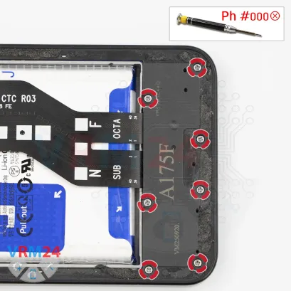 How to disassemble Samsung Galaxy A17 4G SM-A175, Step 5/1
