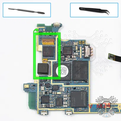 Cómo desmontar Samsung Galaxy Note SGH-i717, Paso 12/1