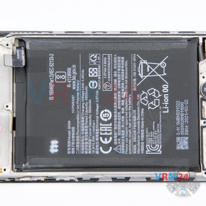 How to disassemble Xiaomi Redmi Note 10, Step 16/2