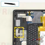 Como desmontar Lenovo Tab M10 Plus TB-X606F, Passo 12/1