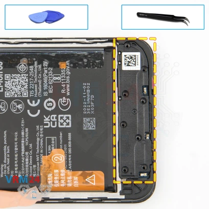 How to disassemble Huawei Nova Y61, Step 9/1