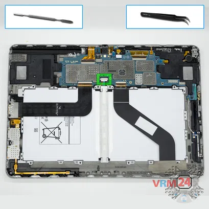 How to disassemble Samsung Galaxy Note Pro 12.2'' SM-P905, Step 3/1