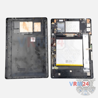 How to disassemble Asus ZenPad 10 Z300CG, Step 2/2