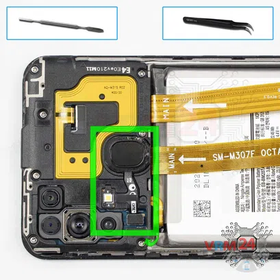 Como desmontar Samsung Galaxy M31 SM-M315 por si mesmo, Passo 4/1