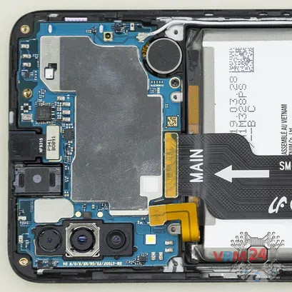 How to disassemble Samsung Galaxy A70 SM-A705, Step 5/3