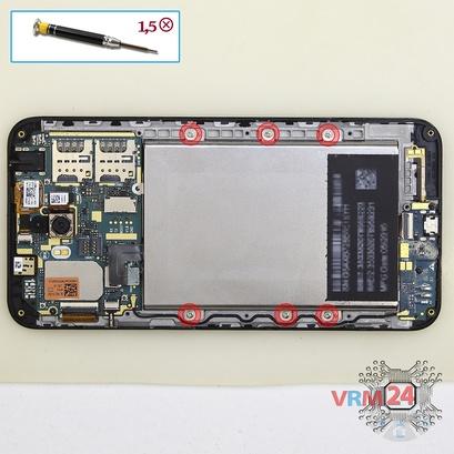 How to disassemble Asus ZenFone Max ZC550KL, Step 5/1