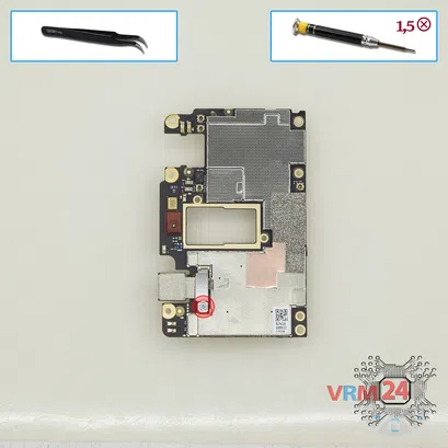 How to disassemble Nokia 7 Plus TA-1046, Step 17/1