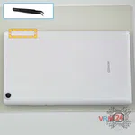 Как разобрать Lenovo Tab 2 A8-50, Шаг 1/1