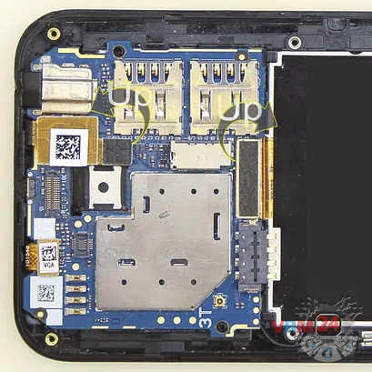 Cómo desmontar Asus ZenFone Go ZB452KG, Paso 10/2
