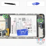 How to disassemble Samsung Galaxy M55 SM-M556, Step 10/1