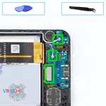 Cómo desmontar Samsung Galaxy A13 SM-A135, Paso 11/1