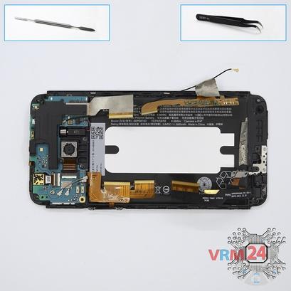 How to disassemble HTC One E8, Step 12/1