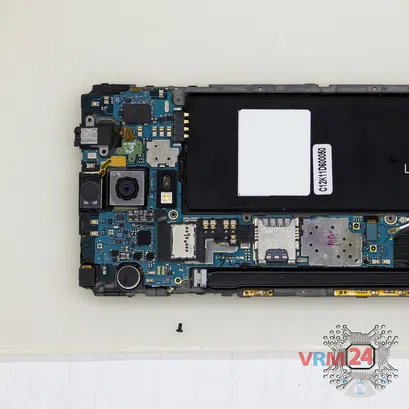 Cómo desmontar Samsung Galaxy Note 4 SM-N910, Paso 7/2