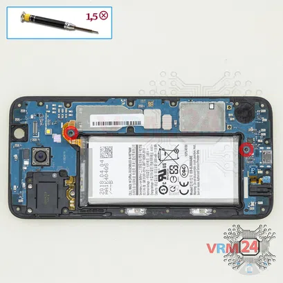 How to disassemble Samsung Galaxy A6 (2018) SM-A600, Step 9/1