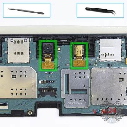 How to disassemble Samsung Galaxy Tab 4 10.1'' SM-T531, Step 9/1