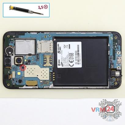 How to disassemble Samsung Galaxy J5 SM-J500, Step 6/1
