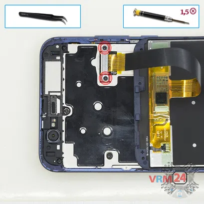 How to disassemble Huawei Honor 8 Pro, Step 4/1