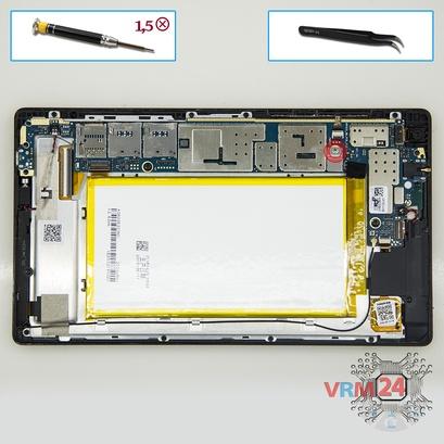 How to disassemble Asus ZenPad C Z170MG, Step 2/1