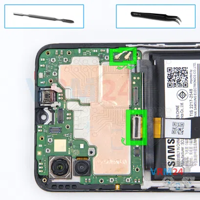 Como desmontar Samsung Galaxy A22s SM-A226 por si mesmo, Passo 15/1