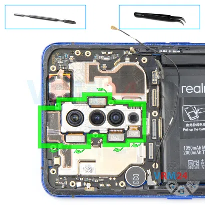 How to disassemble Realme X2 Pro, Step 15/1