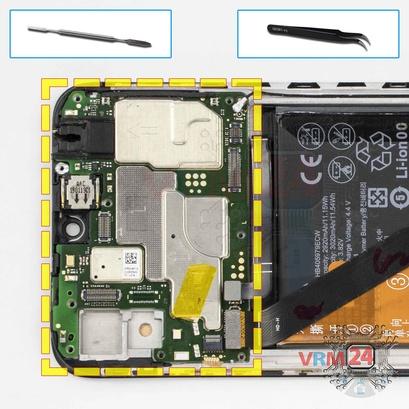 How to disassemble Huawei Y6 (2019), Step 17/1