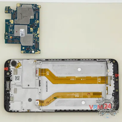 Cómo desmontar Asus ZenFone Max Pro ZB602KL, Paso 16/2