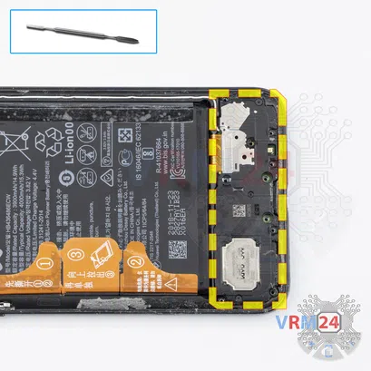 How to disassemble Huawei Honor View 20, Step 13/1