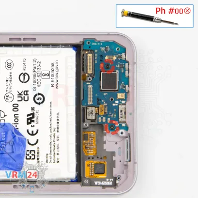 How to disassemble Samsung Galaxy A55 SM-A556, Step 12/1