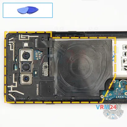 How to disassemble LG V40 ThinQ V405, Step 7/1