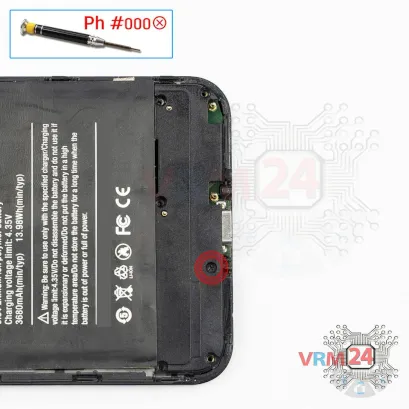 How to disassemble uleFone T1, Step 7/1