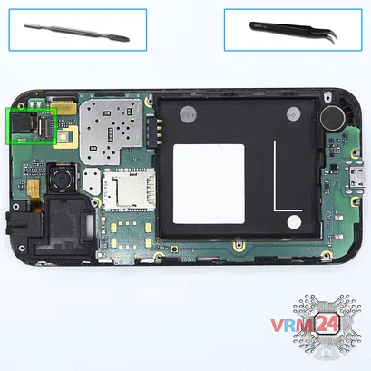 How to disassemble Samsung Galaxy J1 SM-J100, Step 6/1