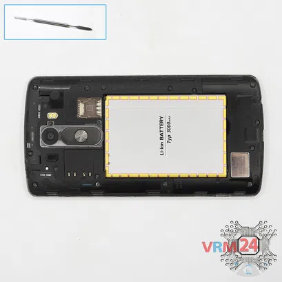 How to disassemble LG G3 D855, Step 2/1