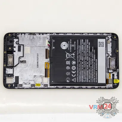 How to disassemble HTC Desire 728, Step 10/1