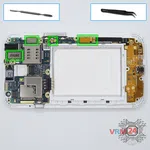 How to disassemble LG L70 D325, Step 7/1