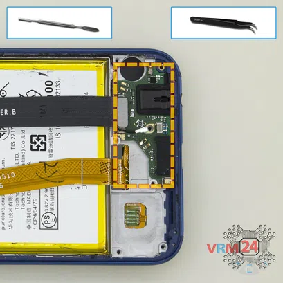 How to disassemble Huawei P20 Lite, Step 11/1