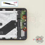 How to disassemble Nokia 6.1 TA-1043, Step 8/1