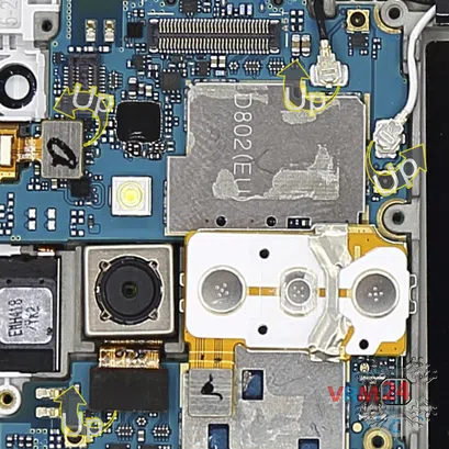 How to disassemble LG G2 D802, Step 8/2