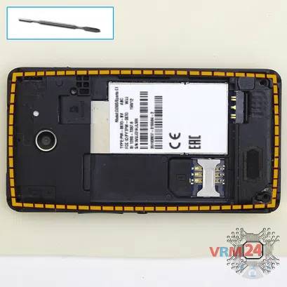 How to disassemble Sony Xperia E1, Step 4/1