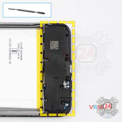How to disassemble Realme C2, Step 7/1