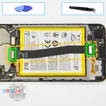 How to disassemble ZTE Blade V20 Smart, Step 10/1