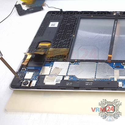 Como desmontar Lenovo Tab M10 TB-X605L, Passo 10/4