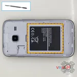 Cómo desmontar Samsung Galaxy J1 mini (2016) SM-J105, Paso 2/1