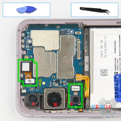 How to disassemble Samsung Galaxy A55 SM-A556, Step 14/1