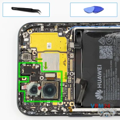 Cómo desmontar Huawei Nova 13, Paso 16/1