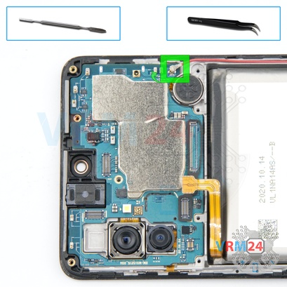 Cómo desmontar Samsung Galaxy M51 SM-M515, Paso 12/1