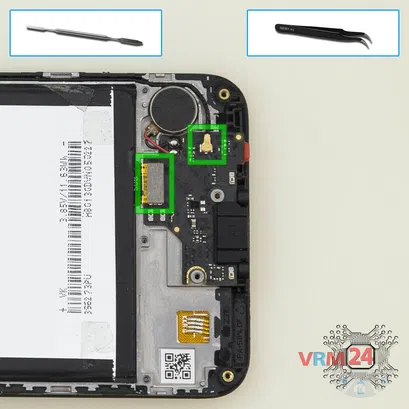 How to disassemble Meizu M8c M810H, Step 8/1