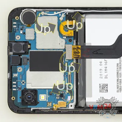 Como desmontar Samsung Galaxy A10 SM-A105 por si mesmo, Passo 11/2