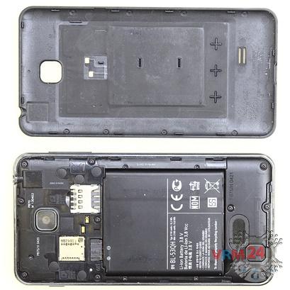 How to disassemble LG Optimus F5 P875, Step 1/2
