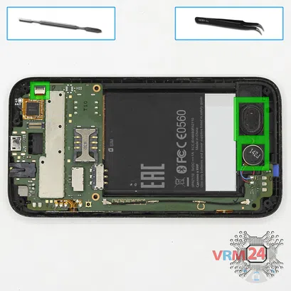 How to disassemble HTC Desire 310, Step 6/1